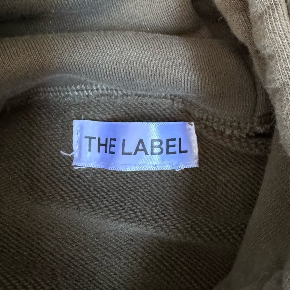 THE LABEL The Hoodie - Olive/Army Green Size Medium - Picture 2 of 8